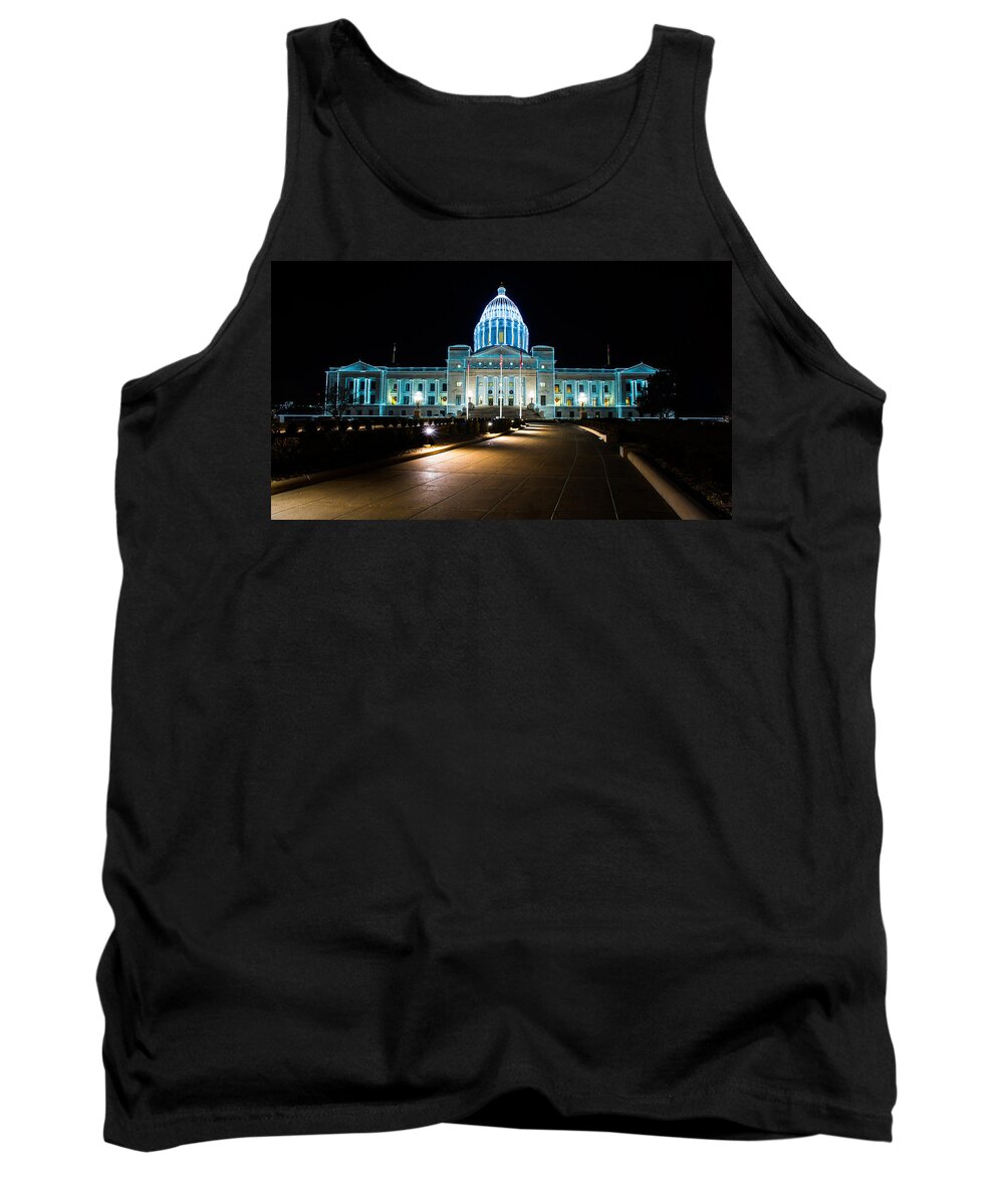 Little Rock Tank Top featuring the photograph Capital by David Downs