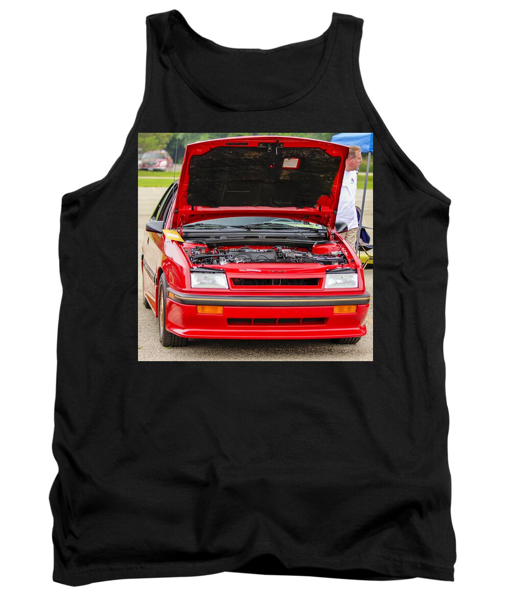 Dodge Shelby Csx Tank Top featuring the photograph Car Show 041 by Josh Bryant