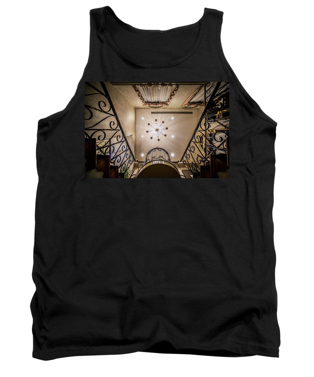 New Orleans Tank Top featuring the photograph Chandelier by David Downs