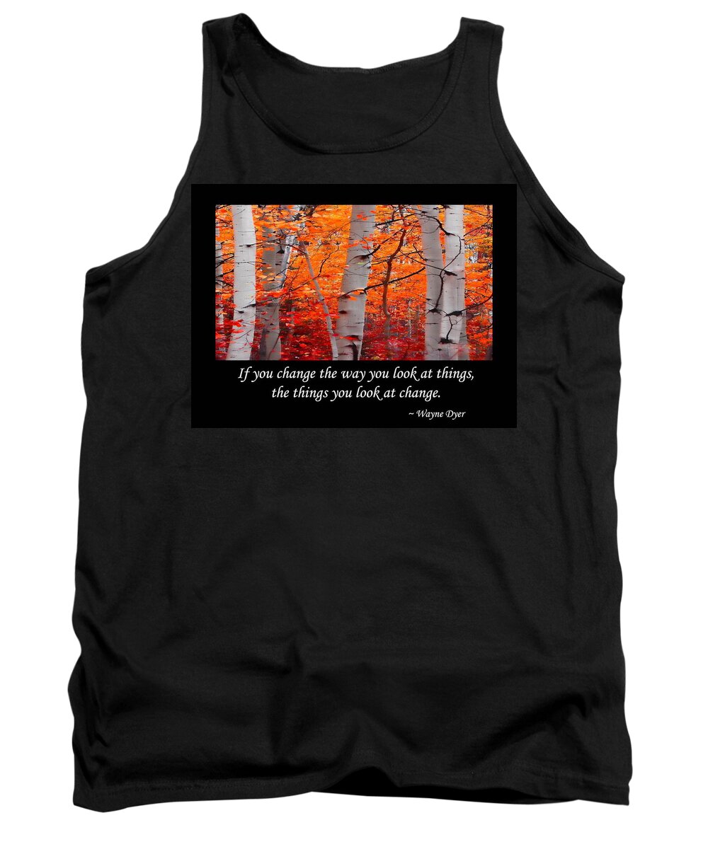 Change Tank Top featuring the photograph Change by Don Schwartz