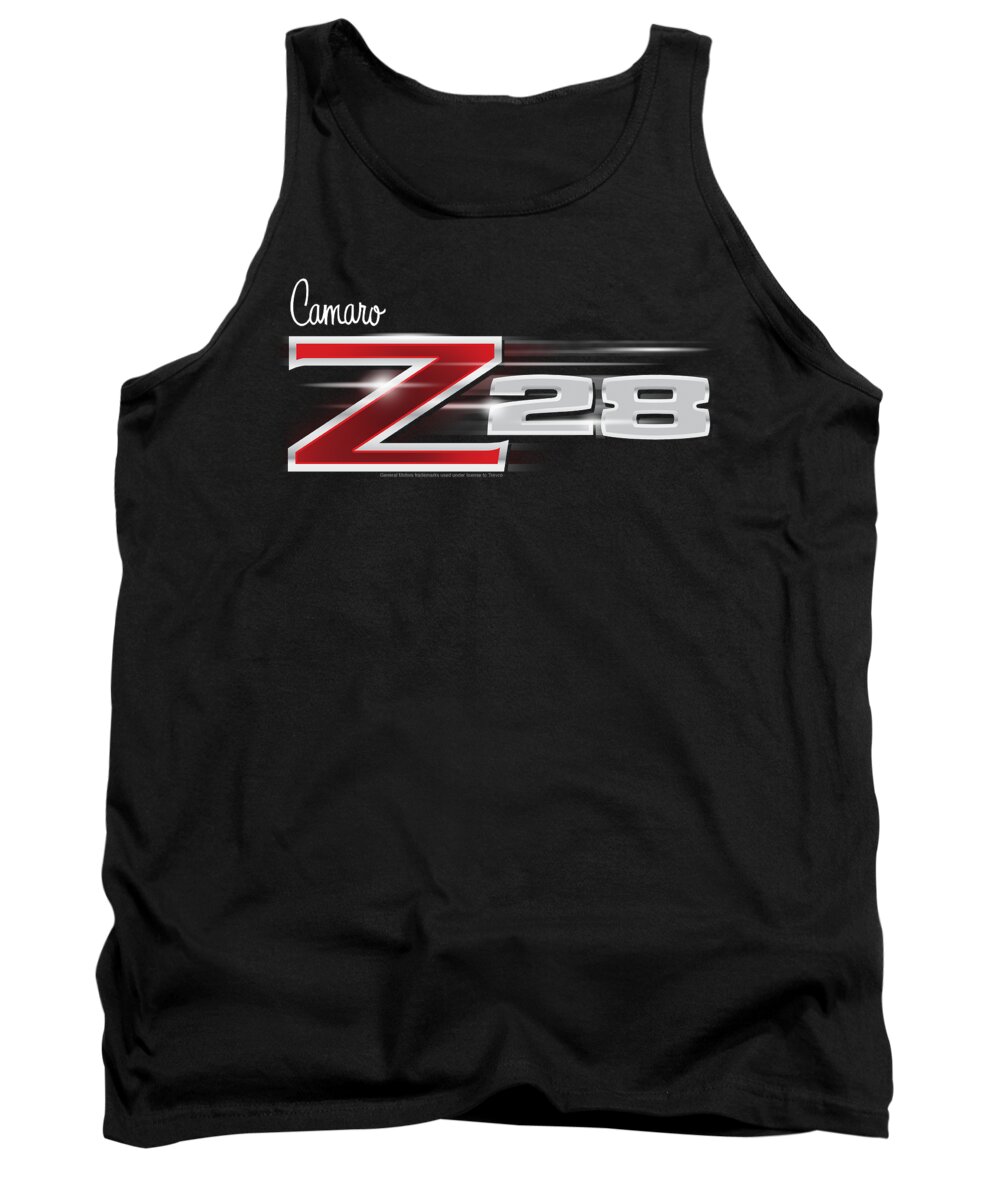  Tank Top featuring the digital art Chevrolet - Z28 Logo by Brand A