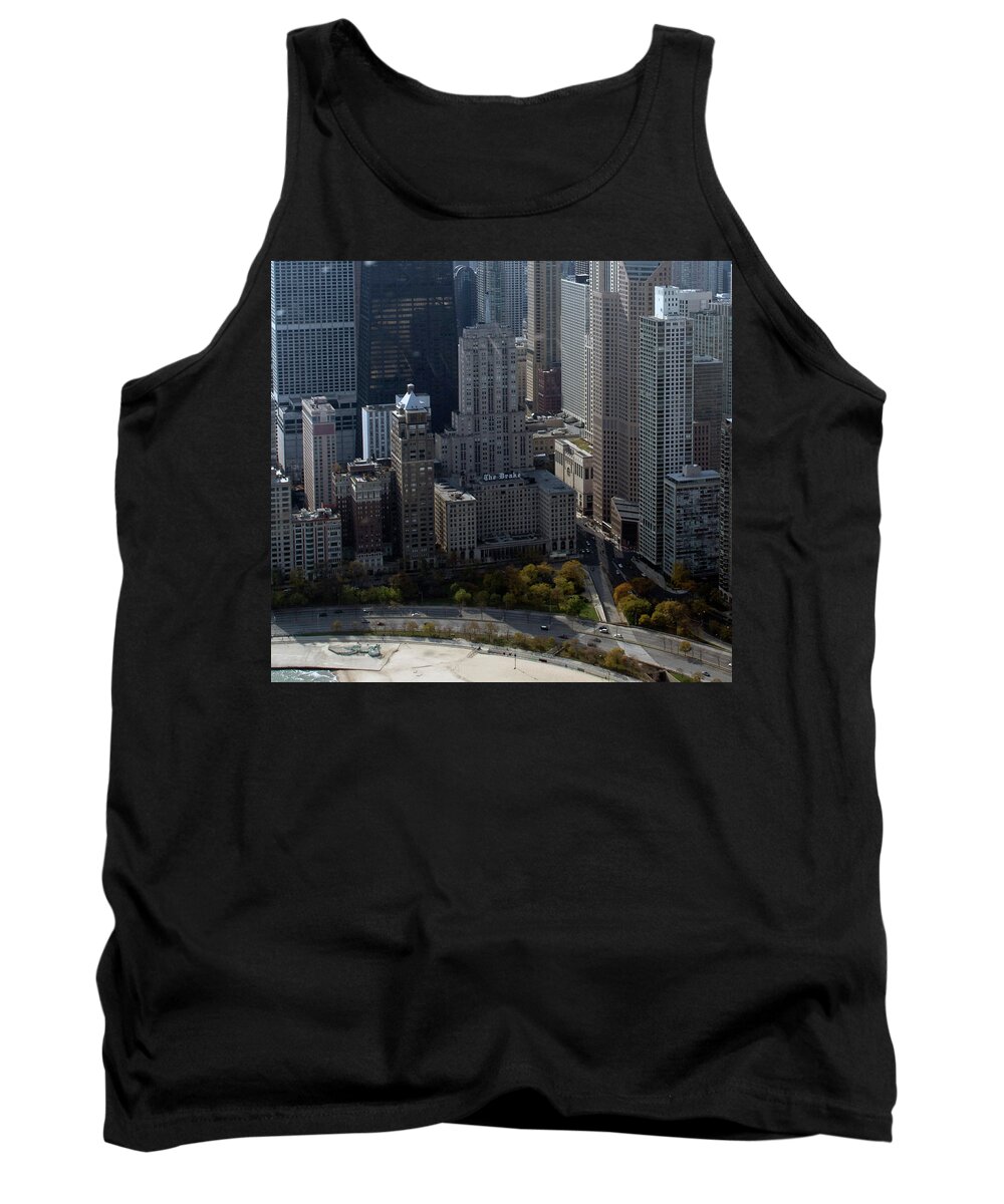Cities Tank Top featuring the photograph Chicago The Drake by Thomas Woolworth