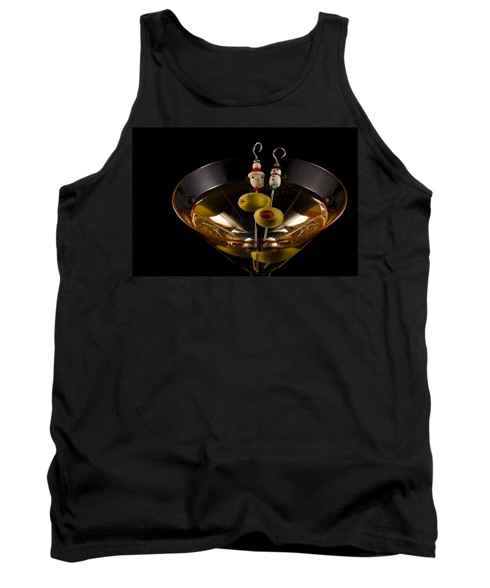 Santa Claus Tank Top featuring the photograph Christmas Martini by Ron White