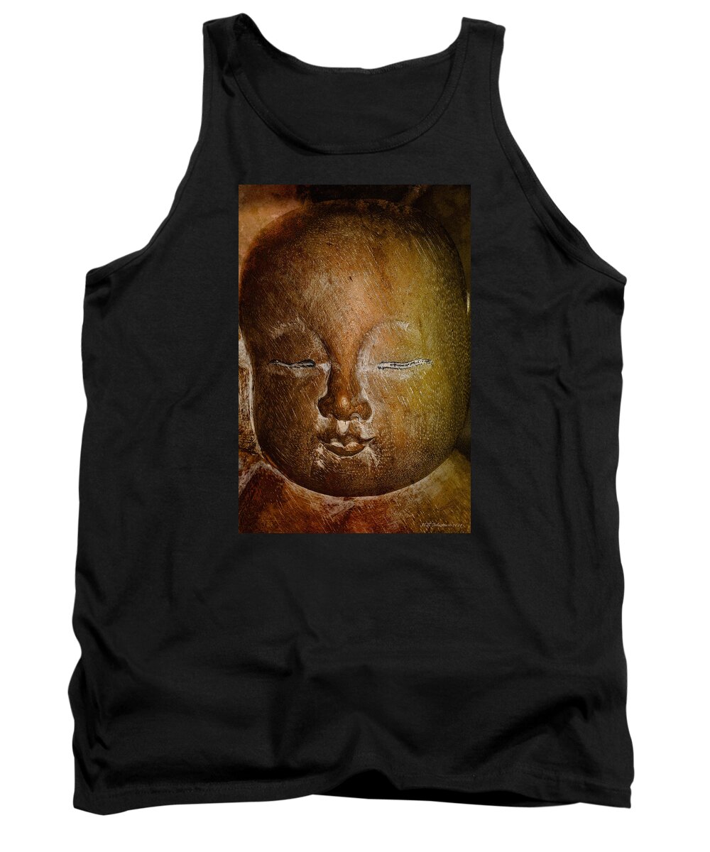 Statue Tank Top featuring the photograph Clayface by WB Johnston