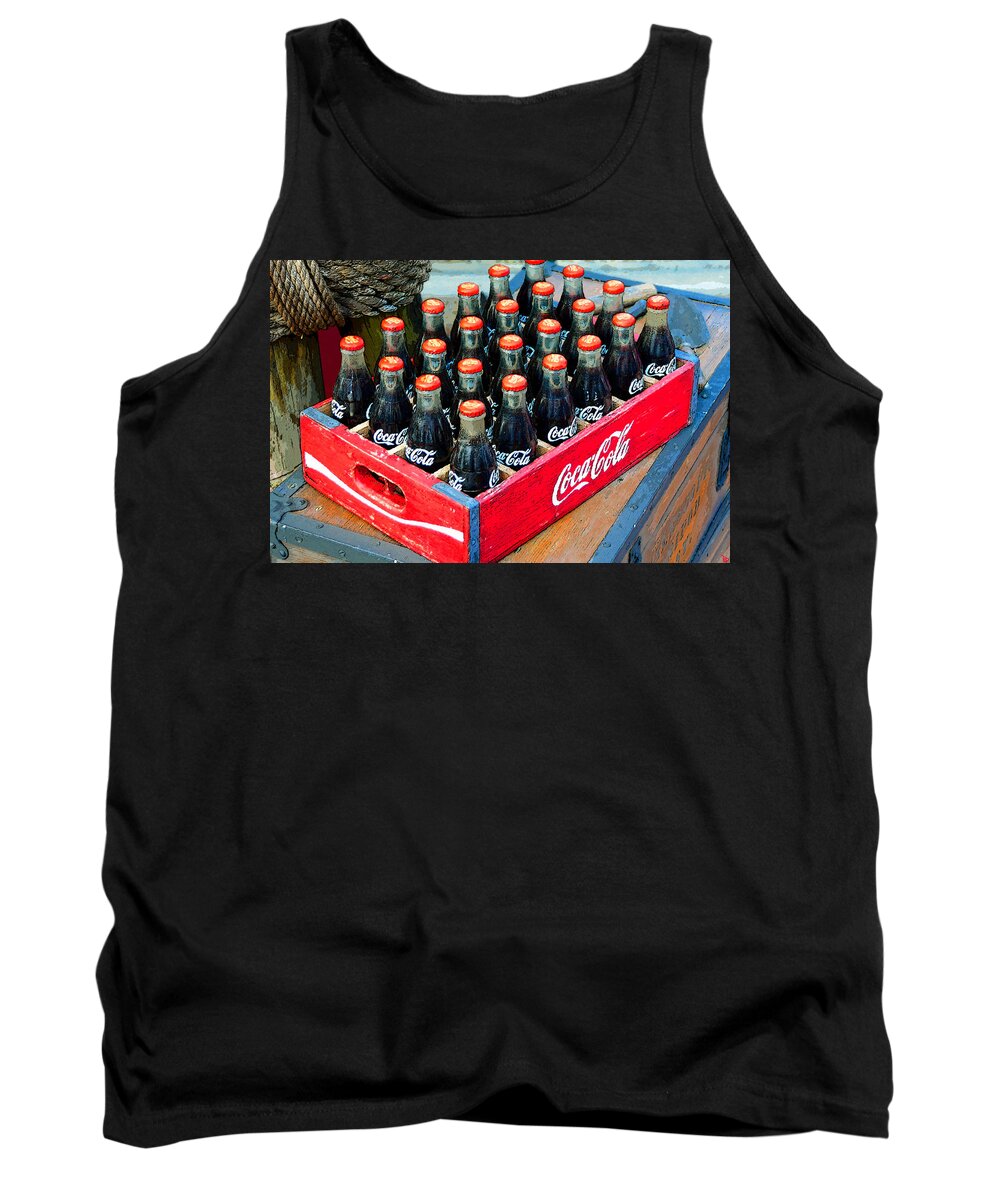 Art Tank Top featuring the painting Coke case by David Lee Thompson