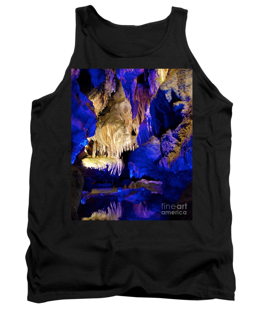 Ruby Falls Tank Top featuring the photograph Colors of the Pool by Mark Dodd