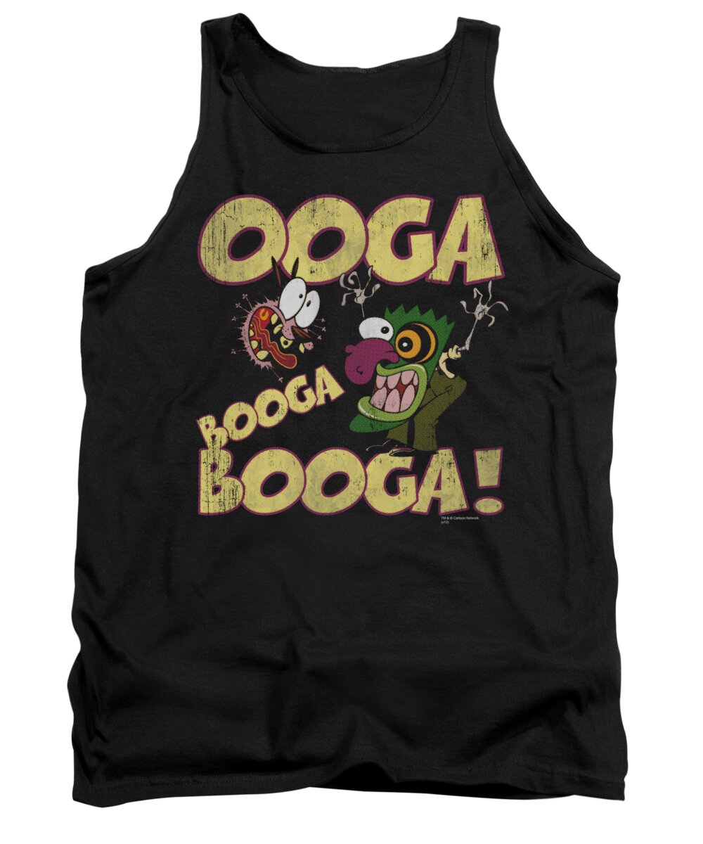 Courage The Cowardly Dog Tank Top featuring the digital art Courage - Ooga Booga Booga by Brand A