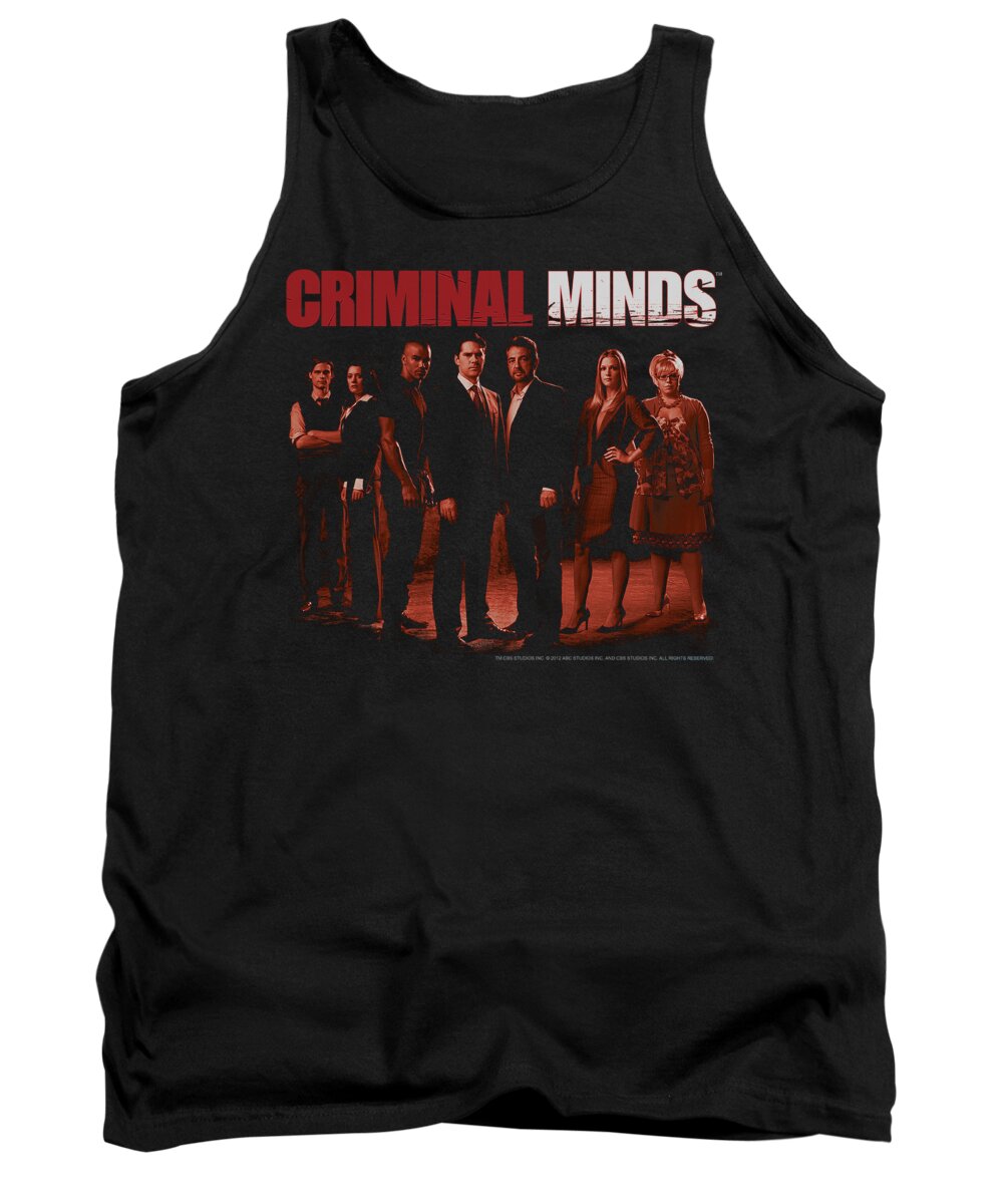  Tank Top featuring the digital art Criminal Minds - The Crew by Brand A