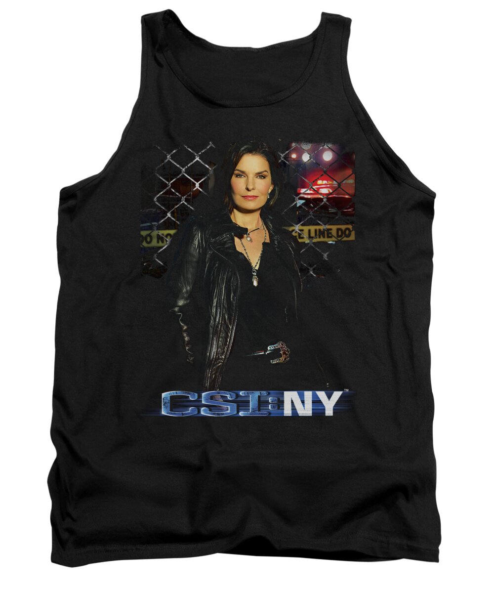  Tank Top featuring the digital art Csi Ny - Jo by Brand A