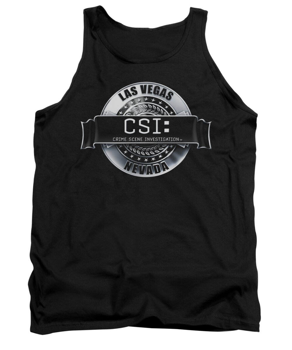  Tank Top featuring the digital art Csi - Rendered Logo by Brand A