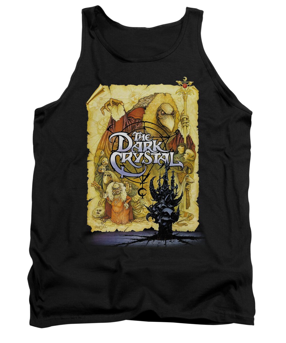 Dark Crystal Tank Top featuring the digital art Dark Crystal - Poster by Brand A