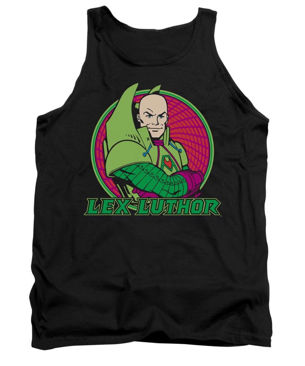 Dc Comics Tank Top featuring the digital art Dc - Lex Luthor by Brand A