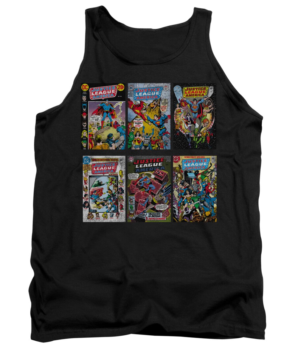 Dc Comics Tank Top featuring the digital art Dco - Dco Covers by Brand A