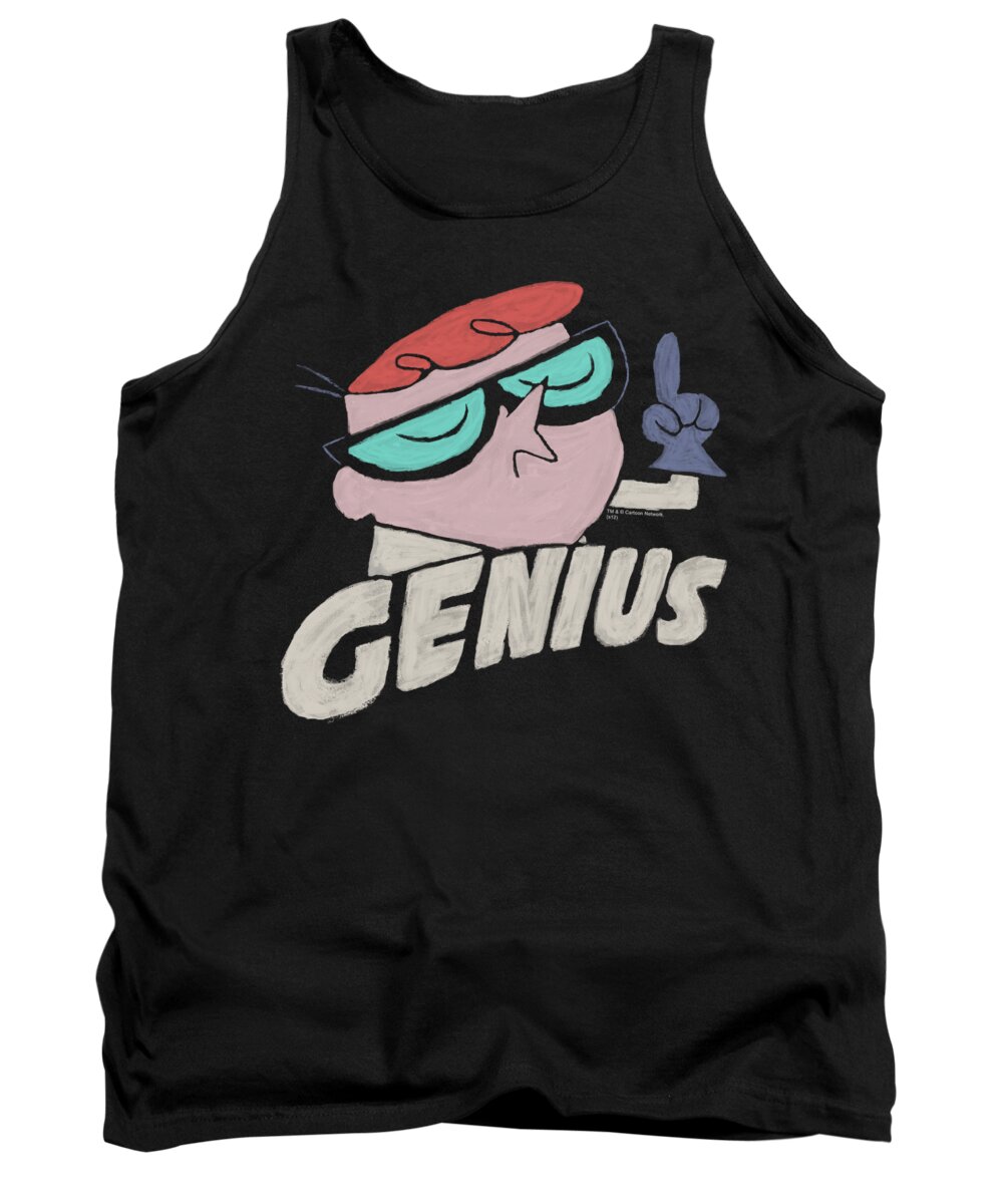 Dexter's Lab Tank Top featuring the digital art Dexter's Laboratory - Genius by Brand A