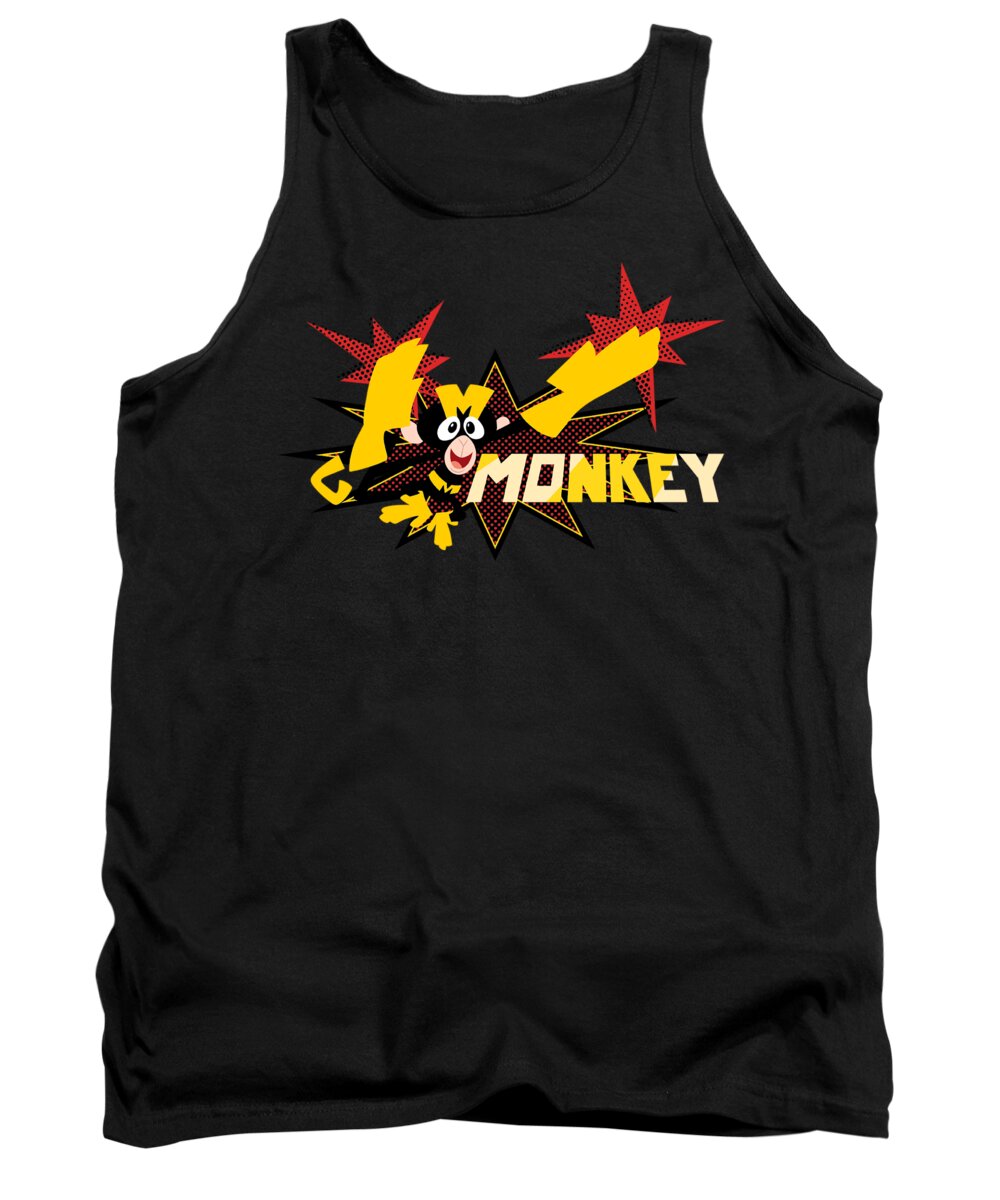  Tank Top featuring the digital art Dexters's Laboratory - Monkey by Brand A