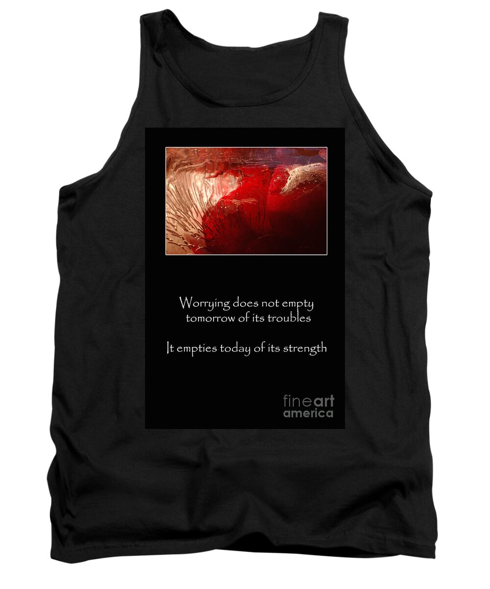 Worries Tank Top featuring the photograph Don't Worry by Randi Grace Nilsberg