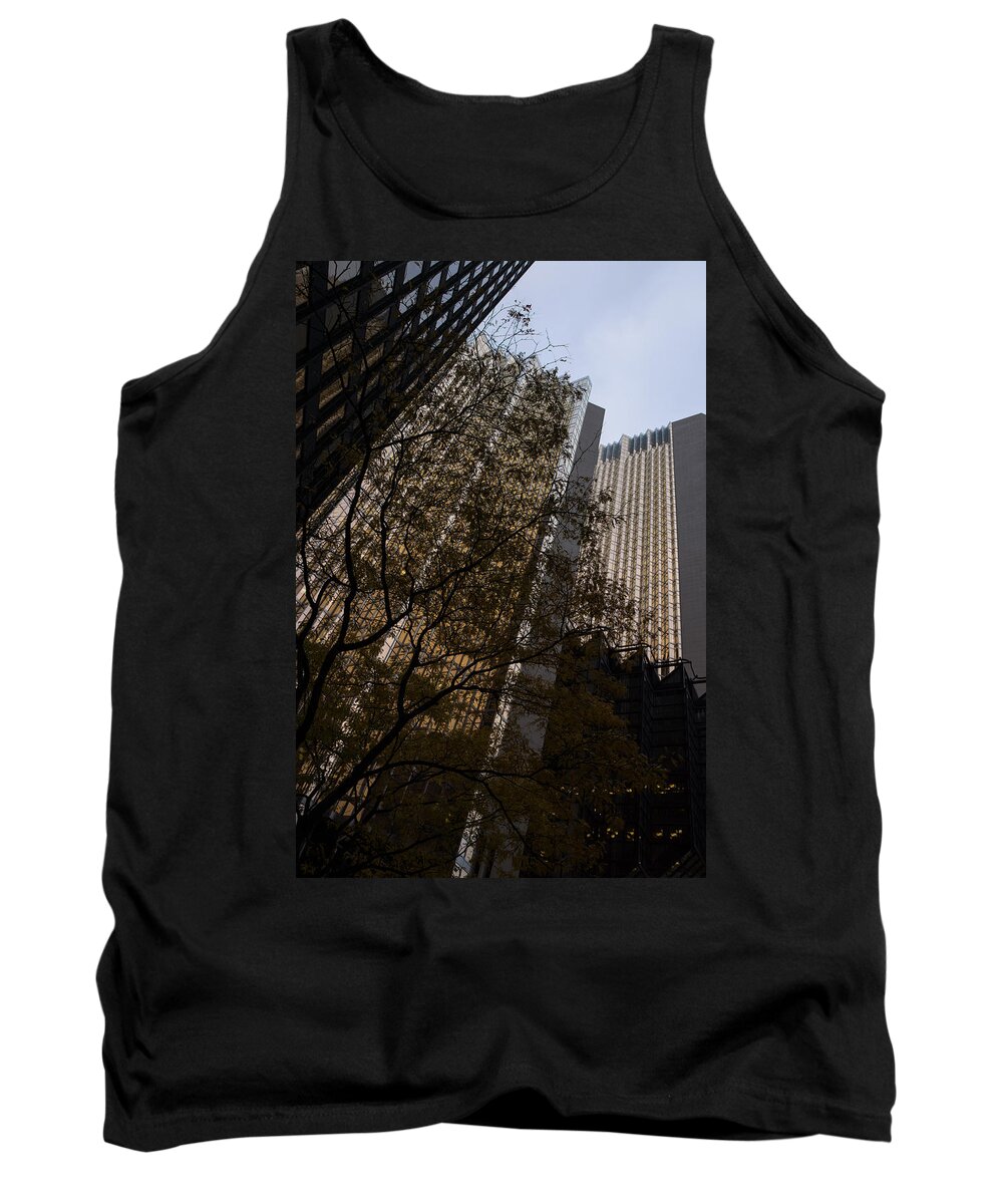 Toronto Tank Top featuring the photograph Downtown Autumn by Georgia Mizuleva