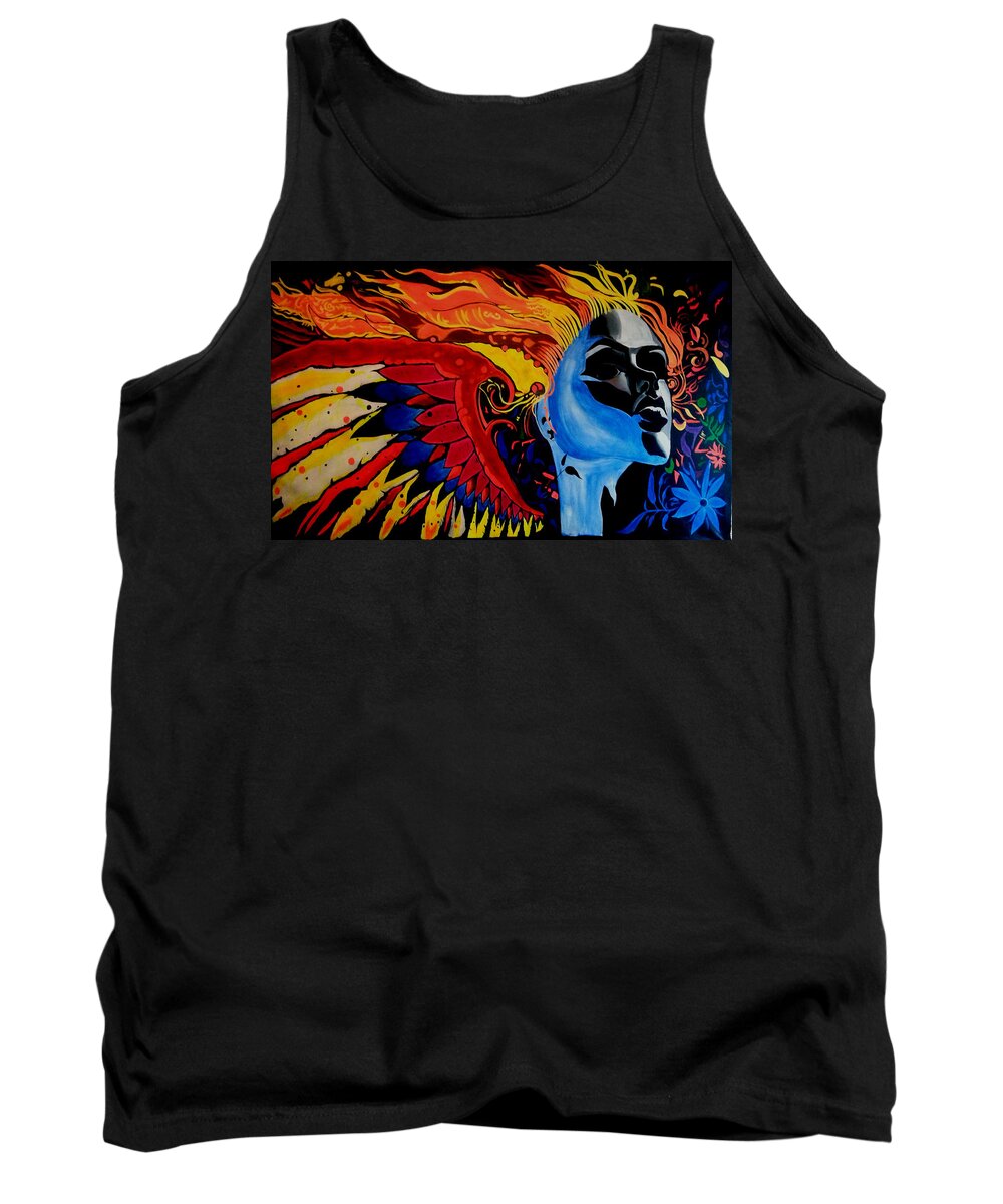  Tank Top featuring the painting Dream by Femme Blaicasso