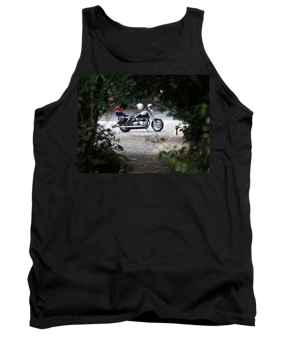 Motorbikes Tank Top featuring the photograph Easy Rider by Richard Denyer