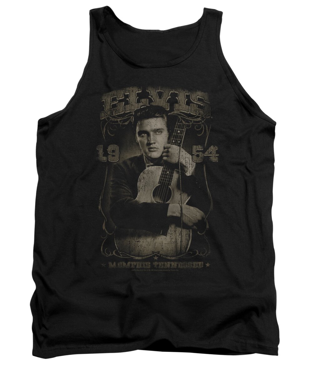  Tank Top featuring the digital art Elvis - 1954 by Brand A