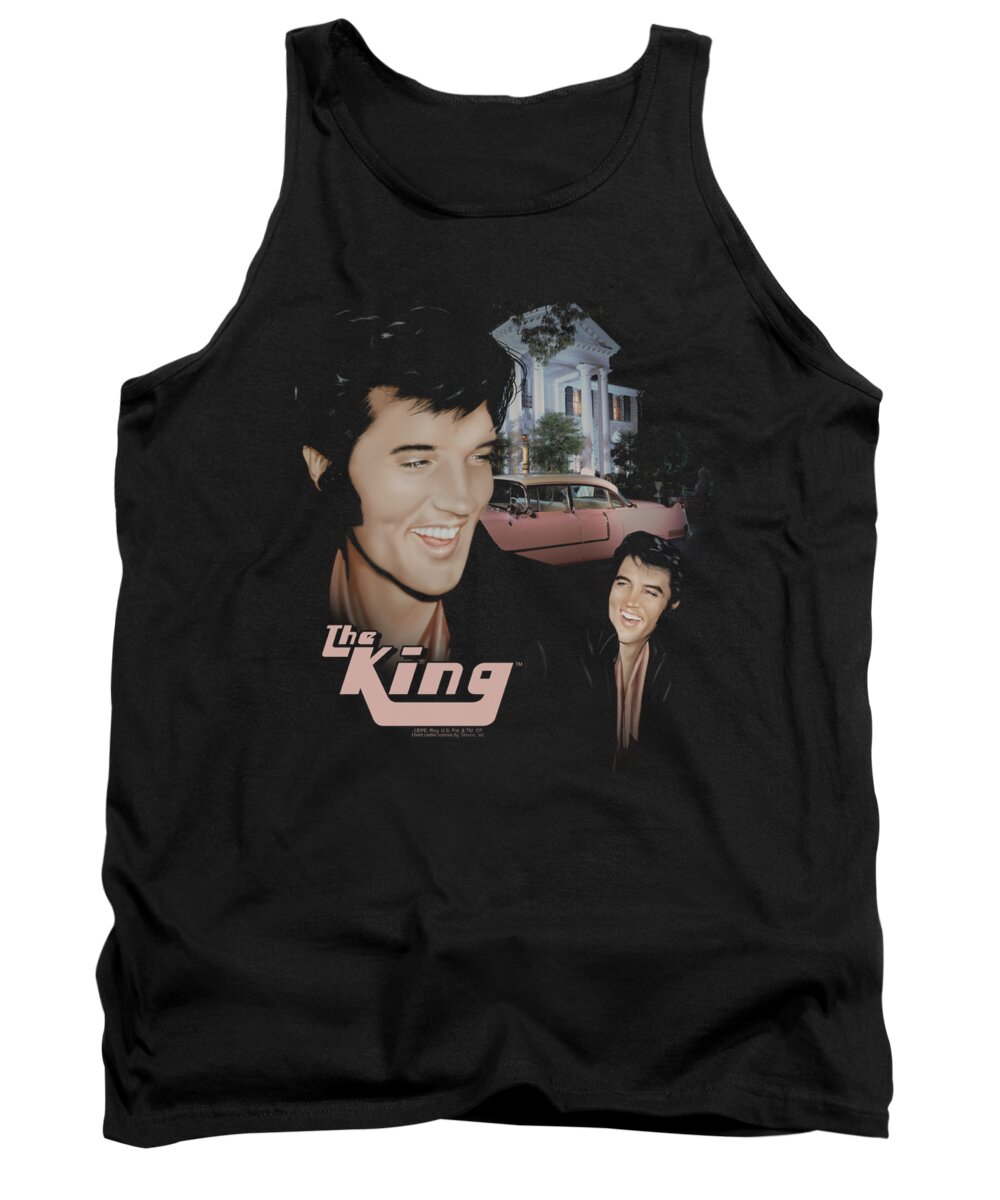  Tank Top featuring the digital art Elvis - Home Sweet Home by Brand A