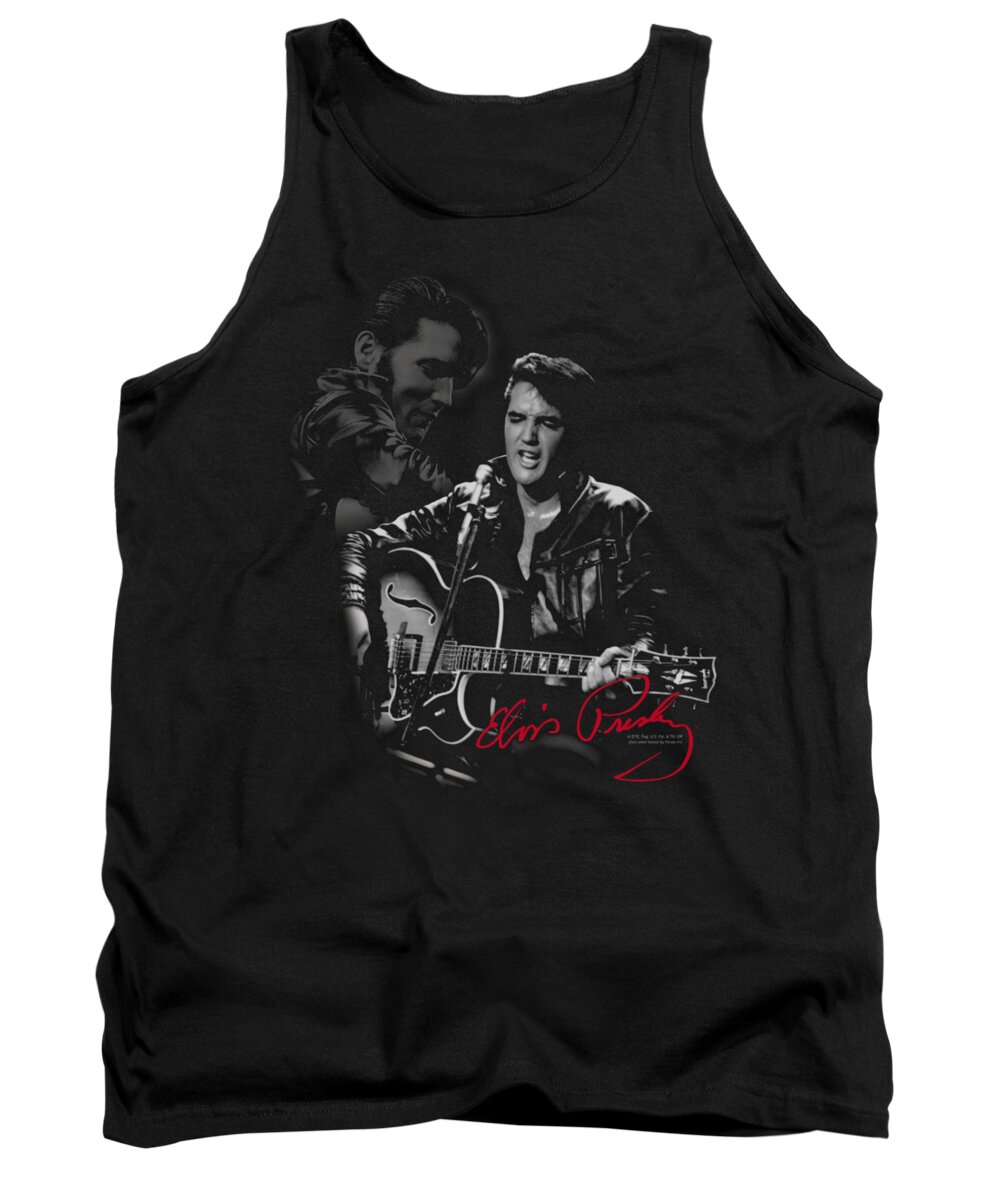  Tank Top featuring the digital art Elvis - Show Stopper by Brand A