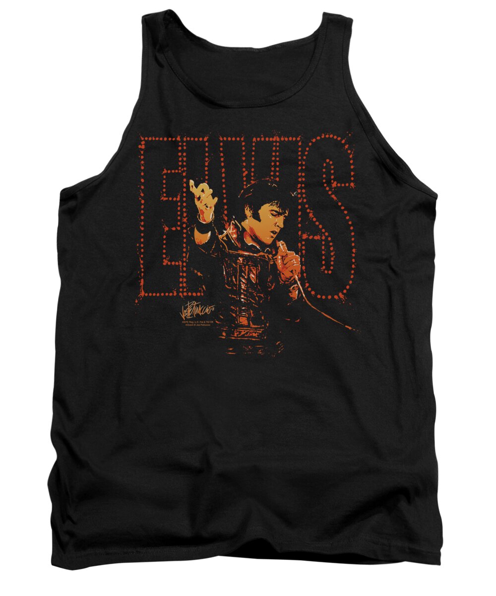 Elvis Tank Top featuring the digital art Elvis - Take My Hand by Brand A