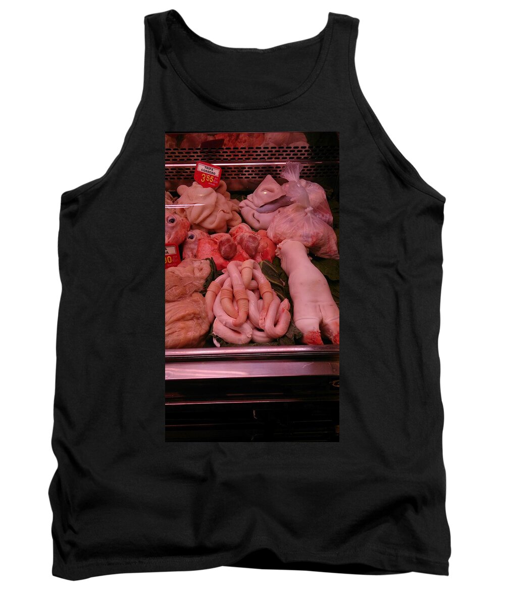 Entrails Tank Top featuring the photograph Entrails by Moshe Harboun