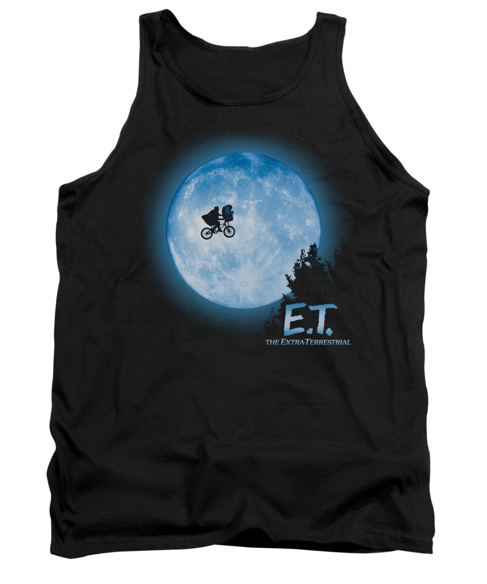  Tank Top featuring the digital art Et - Moon Scene by Brand A