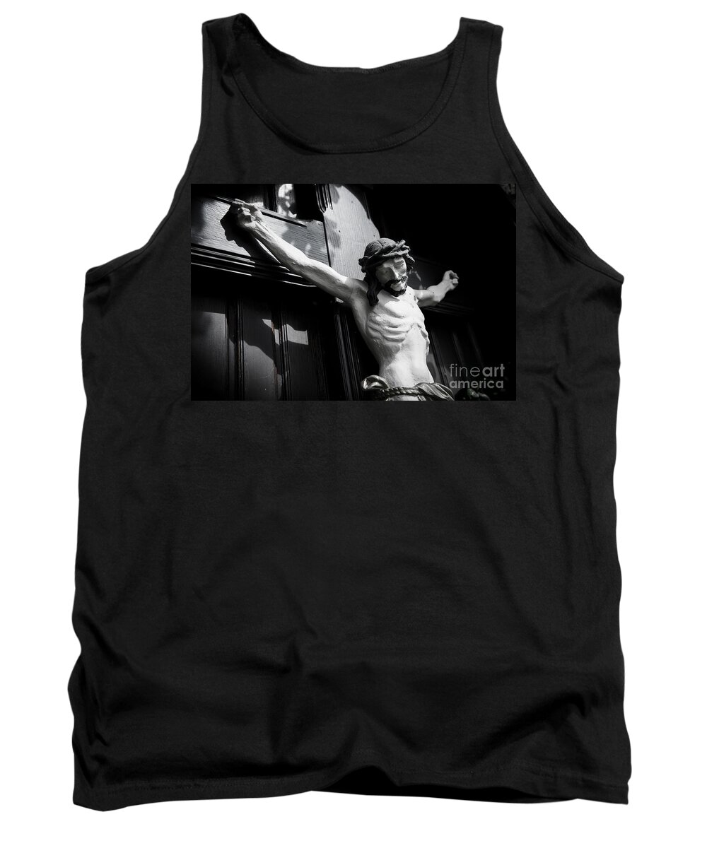 Christ Tank Top featuring the photograph Faith2 by Hannes Cmarits