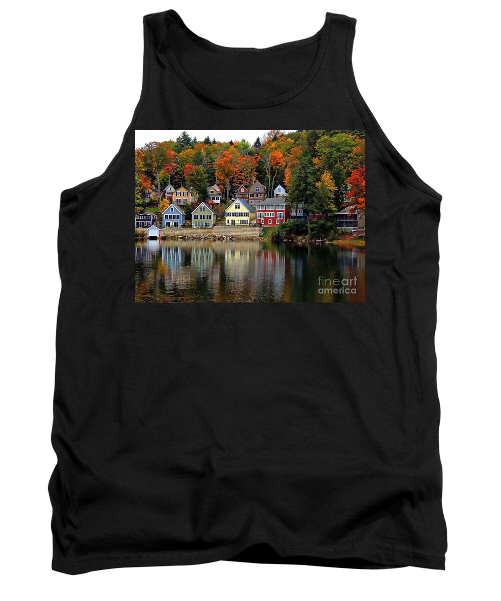 Marcia Lee Jones Tank Top featuring the photograph Fall Days by Marcia Lee Jones