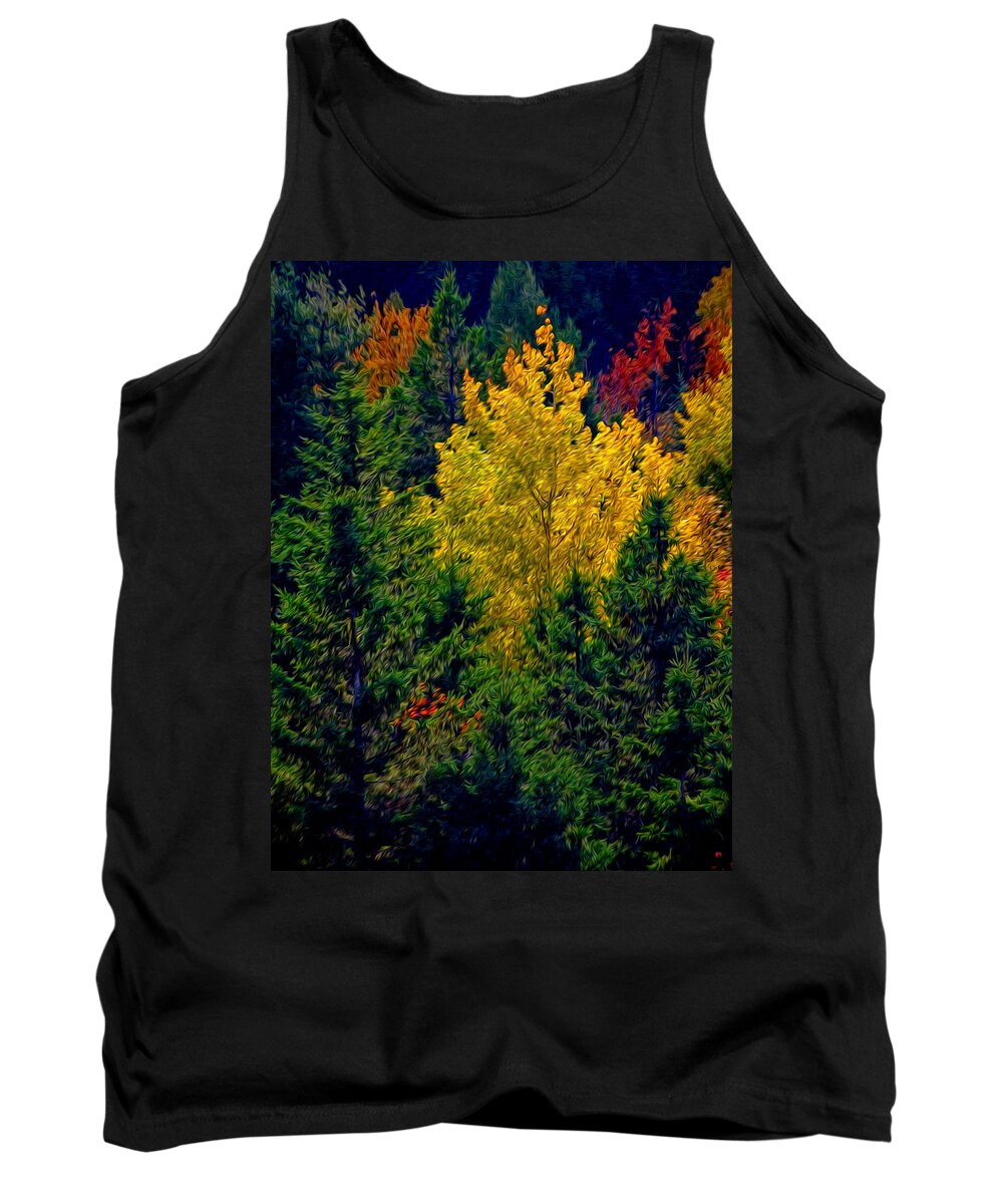 New England Tank Top featuring the photograph Fall Leaves by Bill Howard