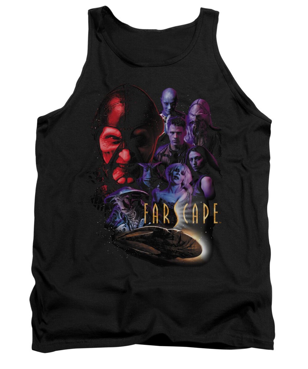 Farscape Tank Top featuring the digital art Farscape - Criminally Epic by Brand A