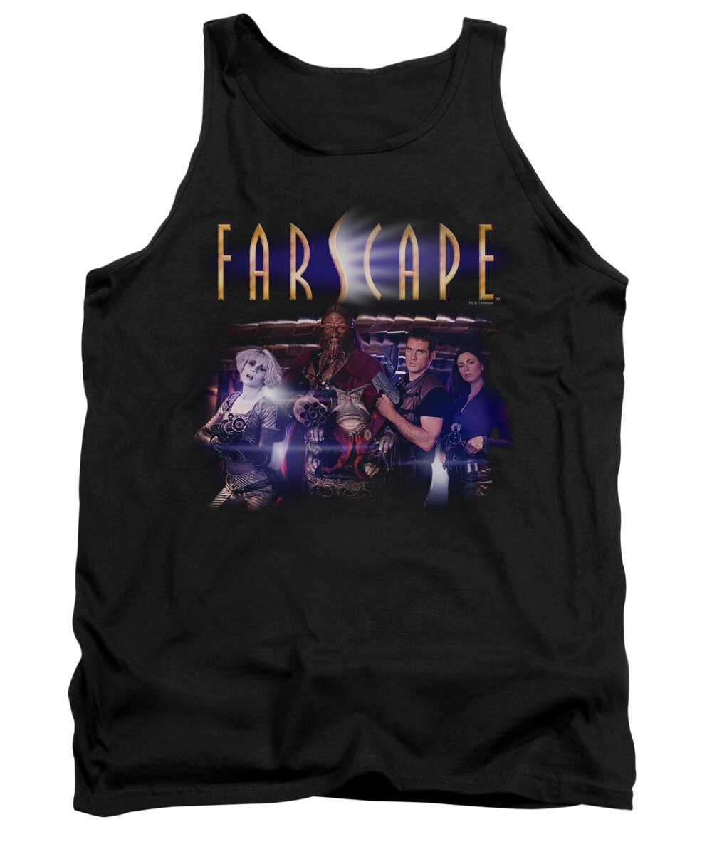 Farscape Tank Top featuring the digital art Farscape - Flarescape by Brand A