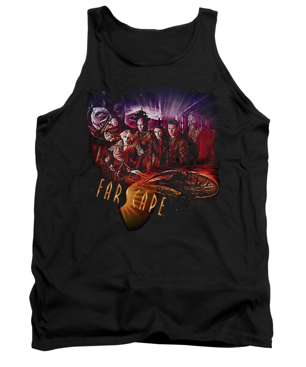 Farscape Tank Top featuring the digital art Farscape - Graphic Collage by Brand A