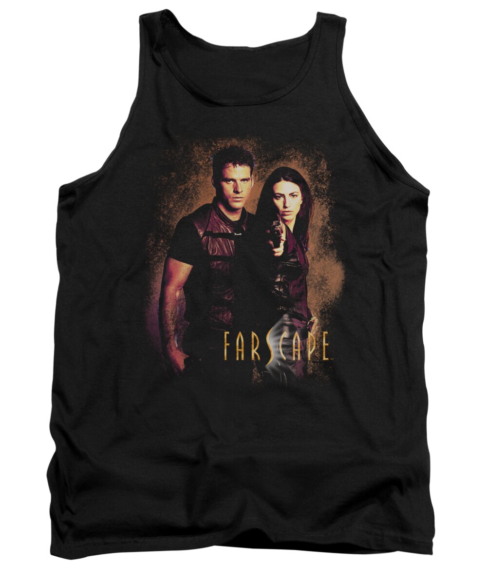 Farscape Tank Top featuring the digital art Farscape - Wanted by Brand A