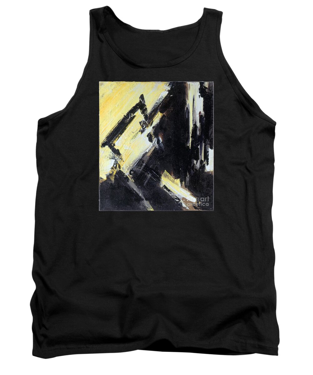 Oils Tank Top featuring the painting Fear of Life by Ritchard Rodriguez
