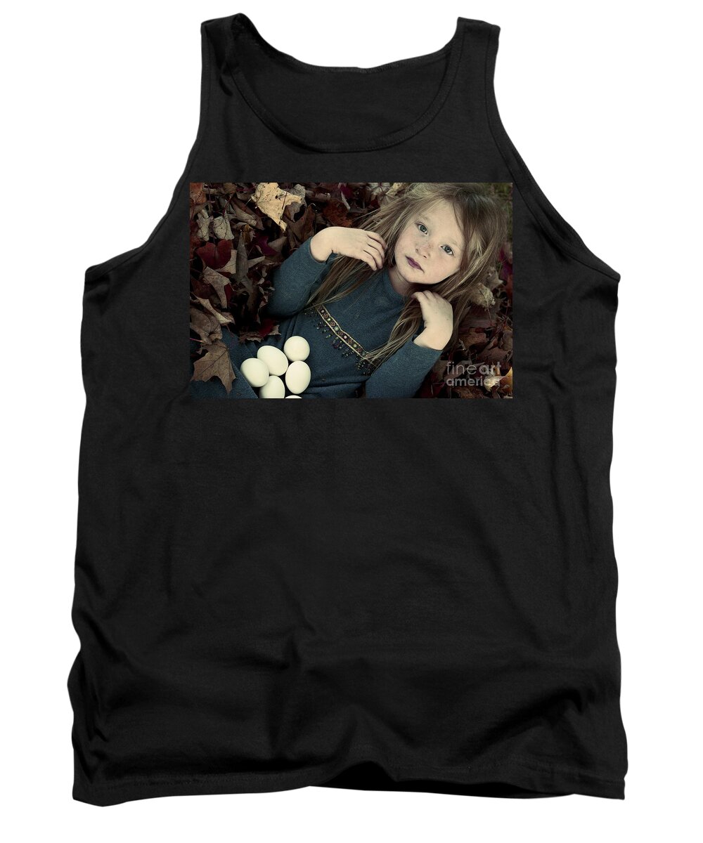 Portrait Tank Top featuring the photograph For the love of birds by Aimelle Ml