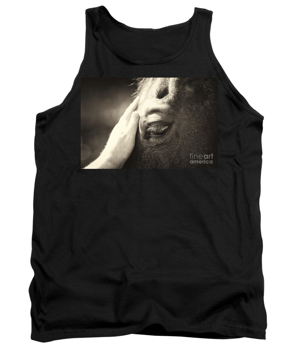 Horse Tank Top featuring the photograph Friends by Michelle Twohig