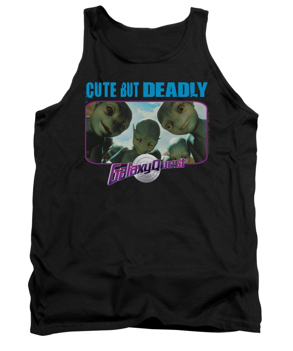 Galaxy Quest Tank Top featuring the digital art Galaxy Quest - Cute But Deadly by Brand A