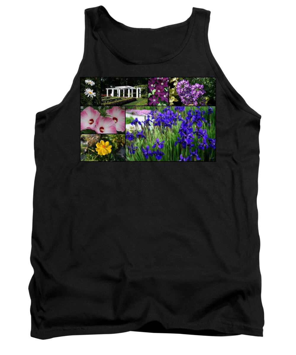 Wisconsin Tank Top featuring the photograph Gardens Of Beauty by Kay Novy