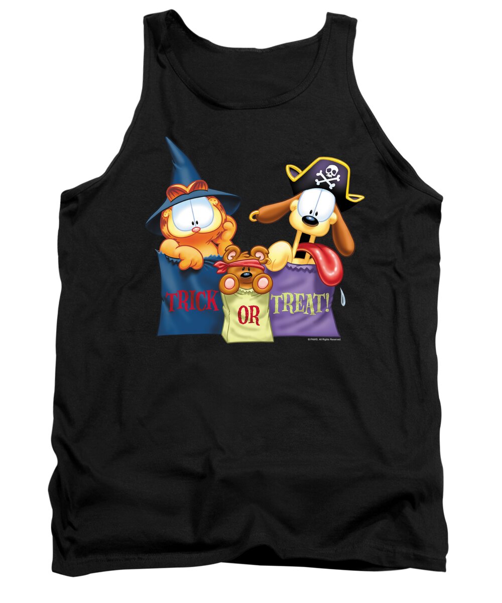  Tank Top featuring the digital art Garfield - Grab Bags by Brand A