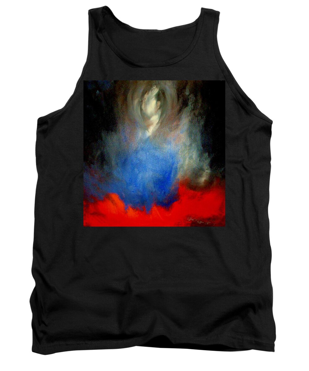 Ghost Tank Top featuring the painting Ghost by Lisa Kaiser