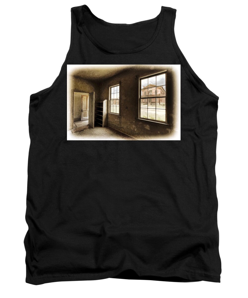 Ghost Town Moveout Tank Top featuring the photograph Ghost Town Moveout by Wes and Dotty Weber