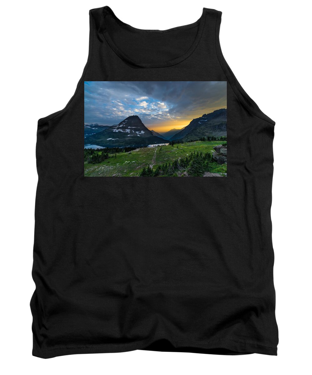 Glacier Tank Top featuring the photograph Glacier National Park 3 by Larry Marshall