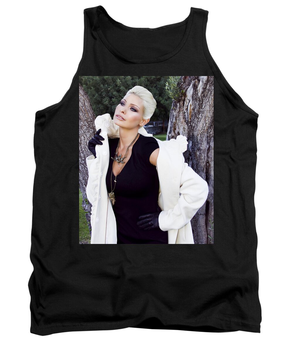 Female Tank Top featuring the photograph GLAMOUR Palm Springs CA by William Dey