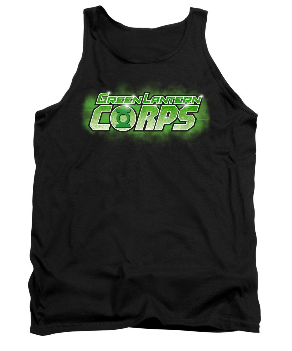  Tank Top featuring the digital art Green Lantern - Gl Corps Title by Brand A