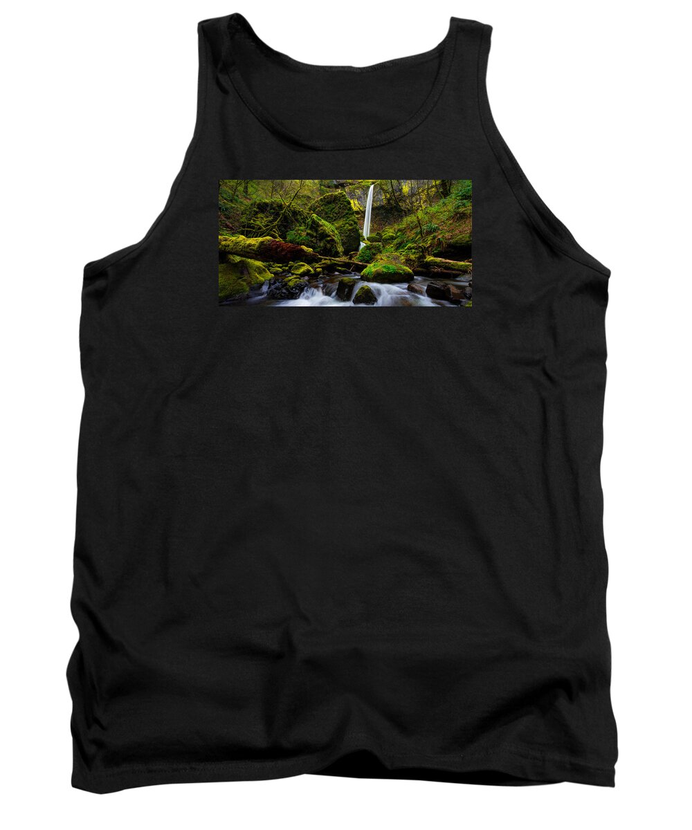 Pacific Tank Top featuring the photograph Green Seasons by Chad Dutson
