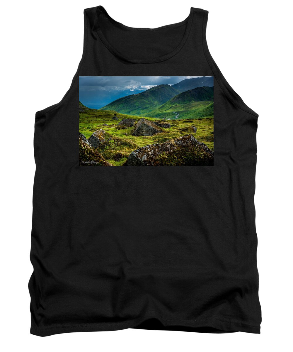 Pass Tank Top featuring the photograph Hatcher's Pass by Andrew Matwijec