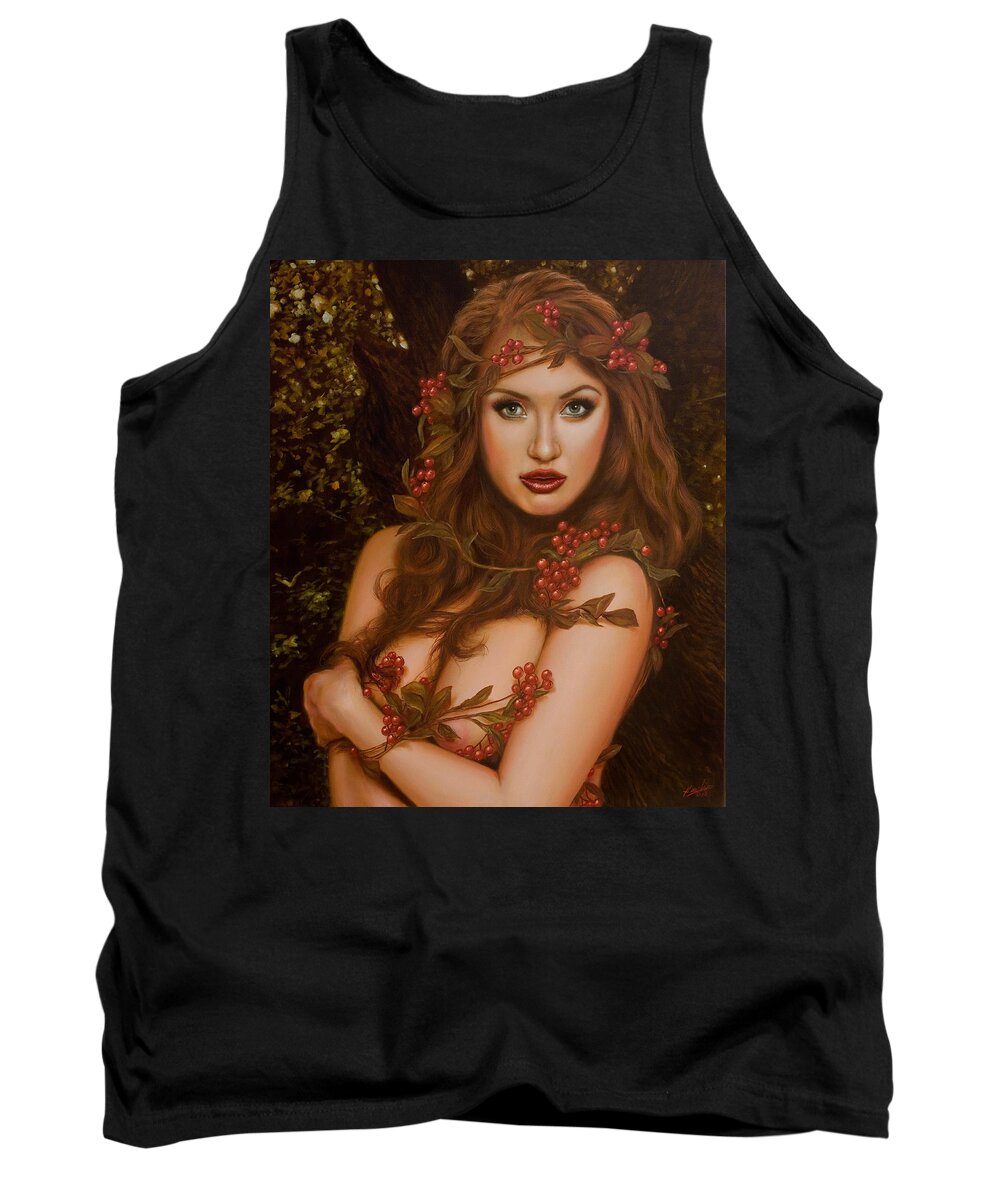 Please Use Keywords That Fit The Image Only Tank Top featuring the painting Hegemone by John Silver